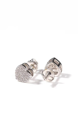 Diamond Heart Earrings